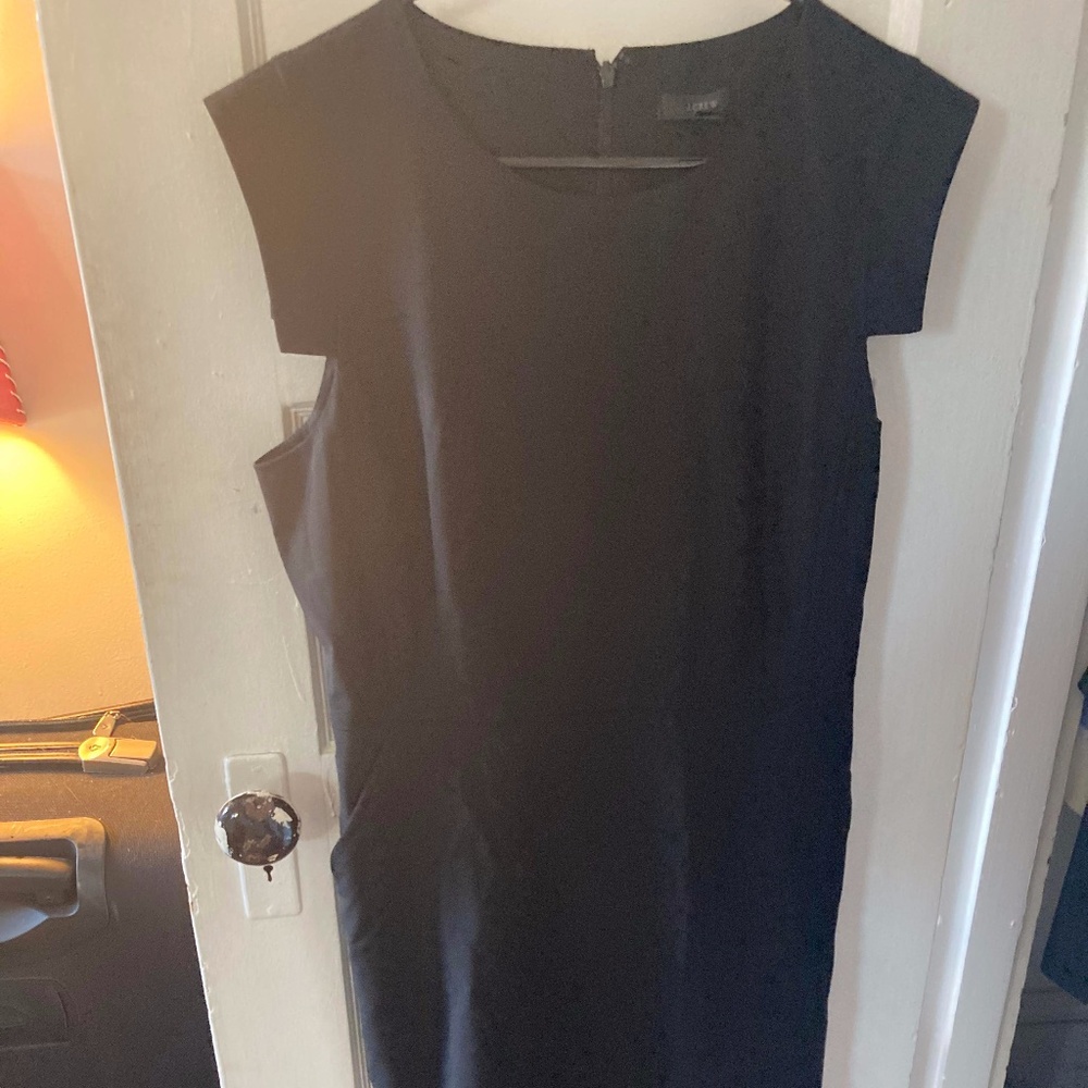 Black J Crew Sheath Dress